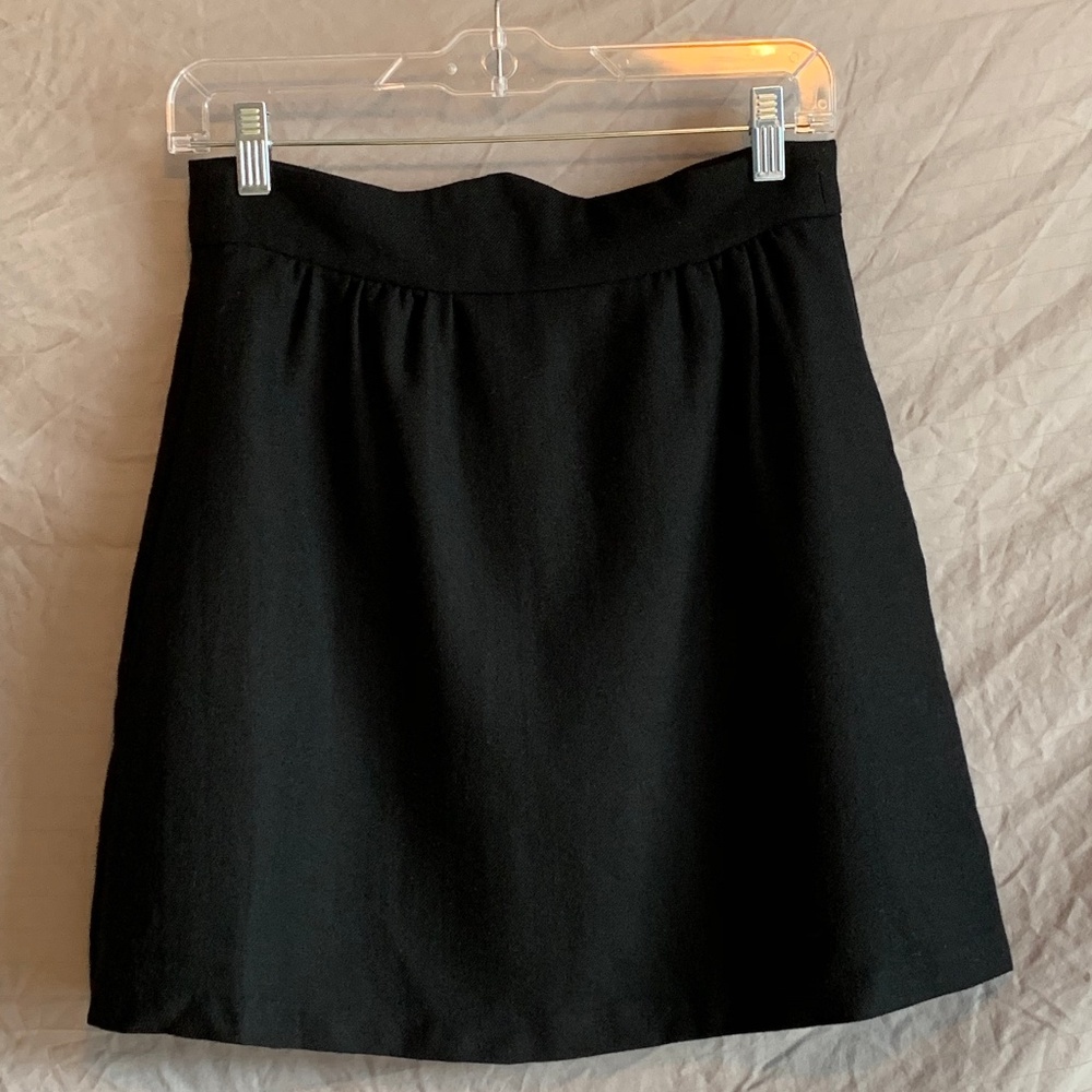 Built by Wendy black wool skirt, size S